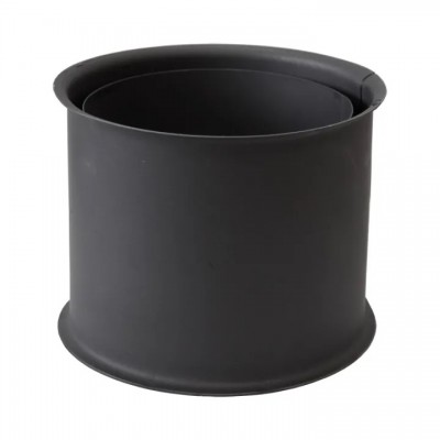 Dvojna rozeta za dimnik PARKANEX, jeklo, črna, 115mm, Ø130, Debelina 2 mm - Primerjava izdelkov