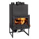 Kamin na drva Prity C2F, 21kW |  |  |