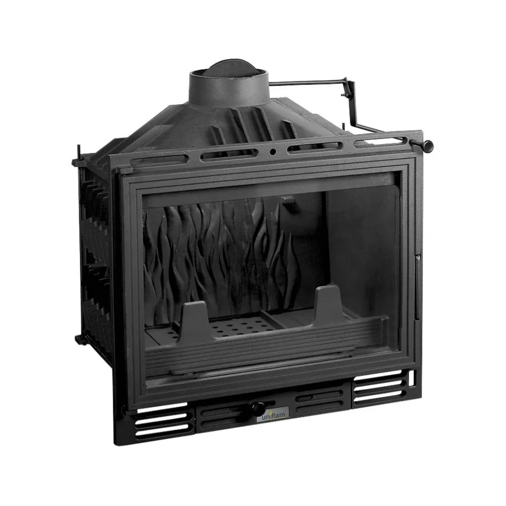 Kaminski vložek / Vgradni kamin UNIFLAM 600 ECO z loputo in dovodom zraka, 8kW | Toplozračni kamini | Kamini |