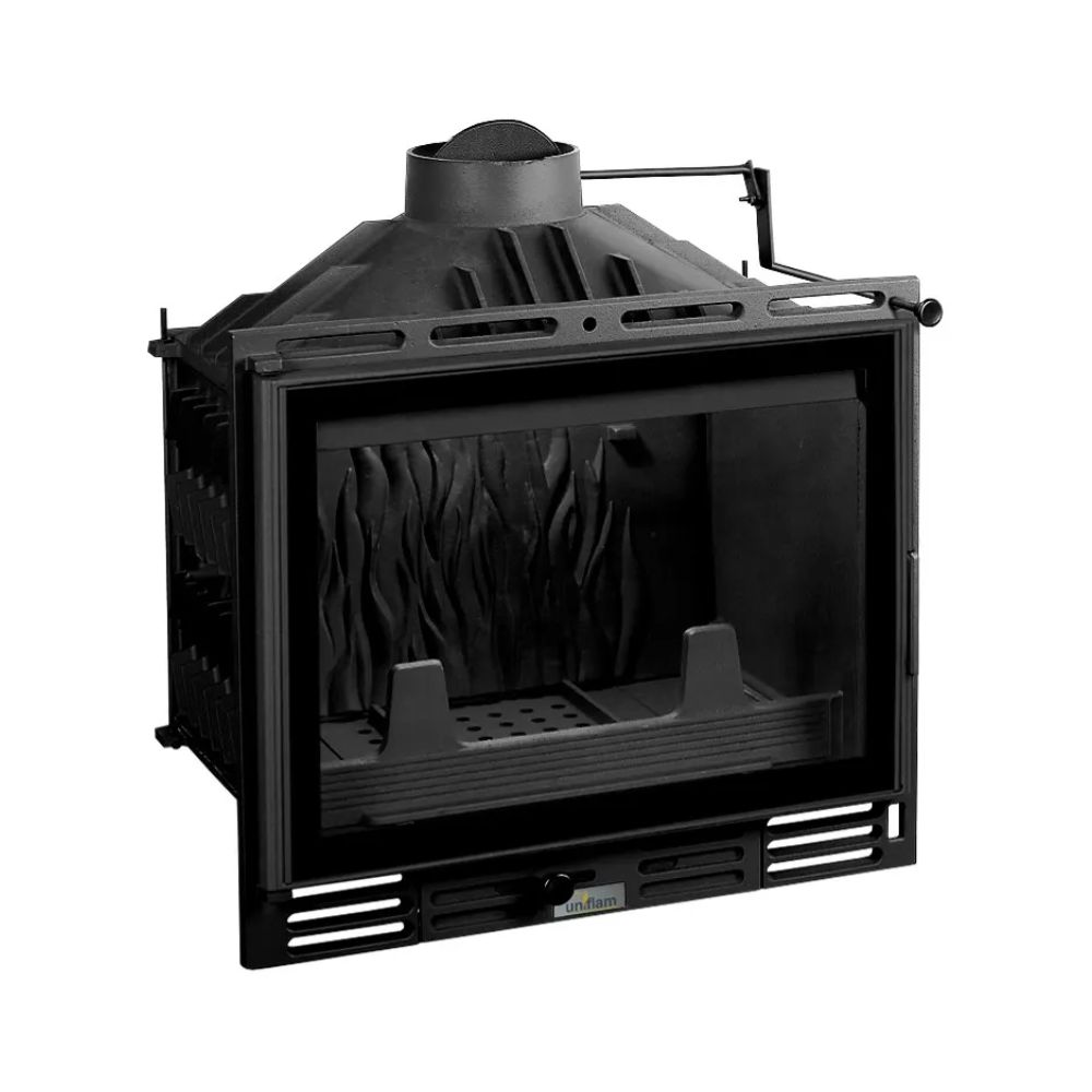 Kaminski vložek / Vgradni kamin UNIFLAM 600 PLUS ECO z loputo in dovodom zraka, 8 kW | Toplozračni kamini | Kamini |