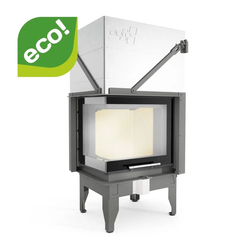 Kaminski vložek / Vgradni kamin UNIFLAM 660 DURO z zračnimi kanali in dovodom zraka, leva stran, 10,25 kW | Toplozračni kamini | Kamini |