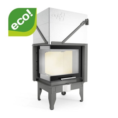 Kaminski vložek / Vgradni kamin UNIFLAM 660 DURO z zračnimi kanali in dovodom zraka, leva stran, 10,25 kW - Uniflam