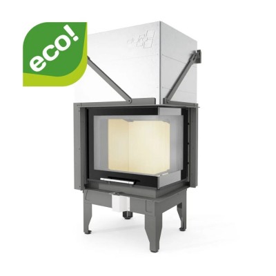 Kaminski vložek / Vgradni kamin UNIFLAM 660 DURO z zračnimi kanali in dovodom zraka, desna stran, 10,25 kW - Uniflam