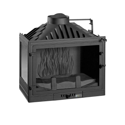 Kaminski vložek / Vgradni kamin UNIFLAM 700 STANDARD z loputo, levo stran, 14 kW - Uniflam