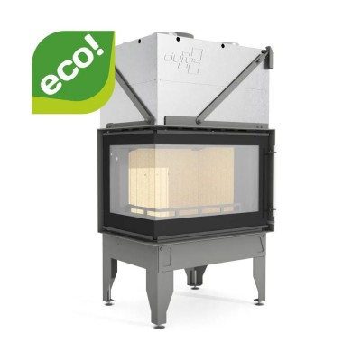 Kaminski vložek / Vgradni kamin UNIFLAM 760 DURO z zračnimi kanali in dovodom zraka, leva stran, 10,8 kW - Uniflam