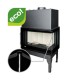 Kaminski vložek / Vgradni kamin UNIFLAM 760 EVO PBS z zračnimi kanali in dovodom zraka, ukrivljeno steklo, desna stran, 10 kW | Toplozračni kamini | Kamini |