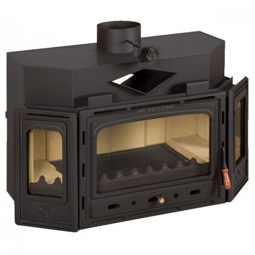 Kaminski vložek / Vgradni kamin Prity TC, 16 kW | Toplozračni kamini | Kamini |
