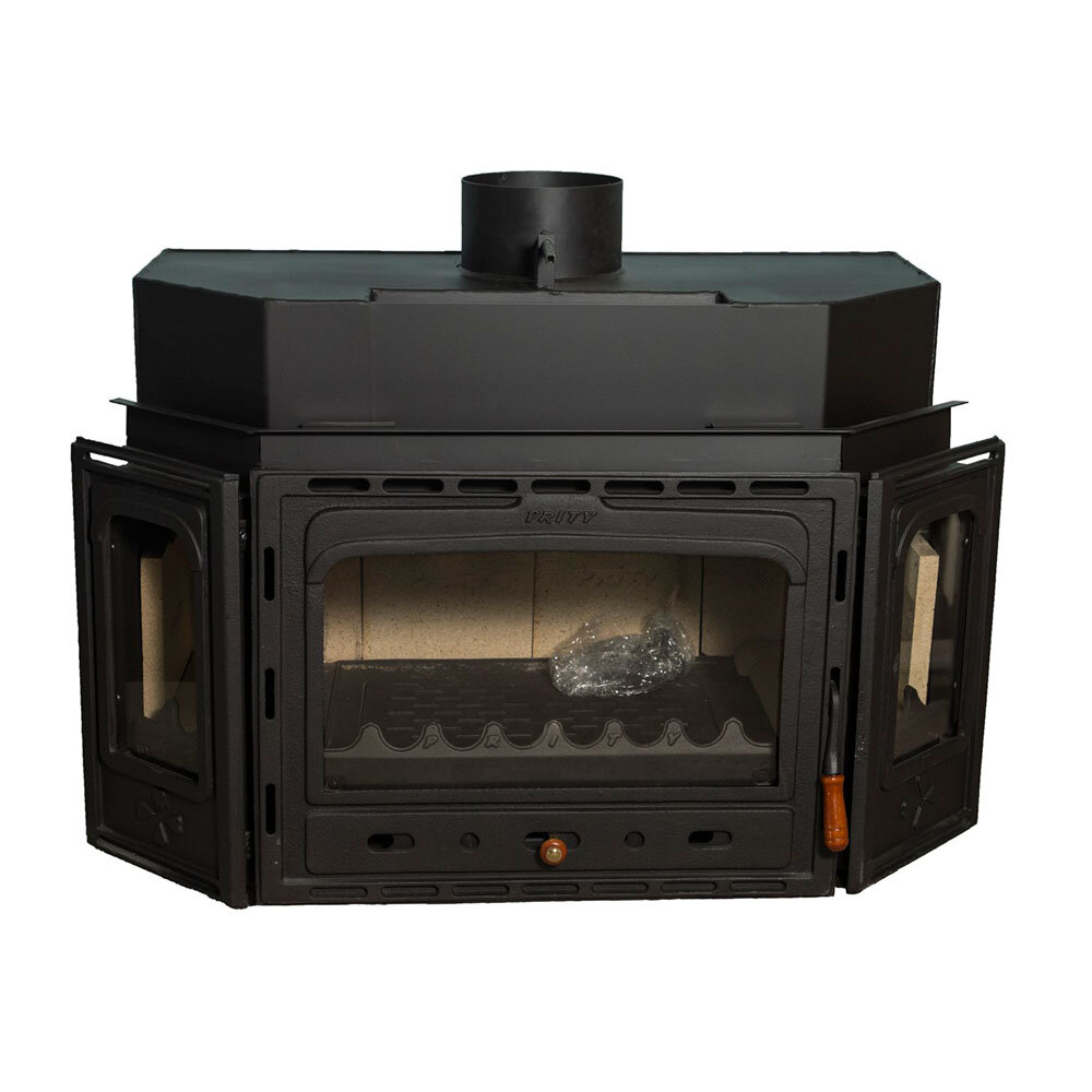 Kaminski vložek / Vgradni kamin Prity TC, 16 kW | Toplozračni kamini | Kamini |