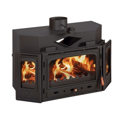 Kaminski vložek / Vgradni kamin Prity TC, 16 kW - Kamini na drva