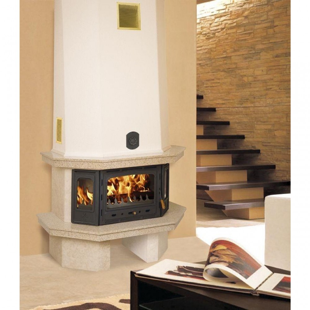 Kaminski vložek / Vgradni kamin Prity TC, 16 kW | Toplozračni kamini | Kamini |