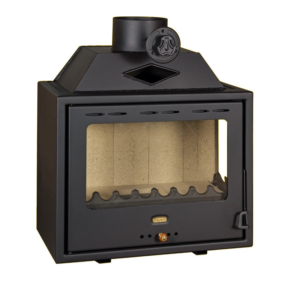 Kaminski vložek / Vgradni kamin Prity PS2, Desno, 10.3 kW | Toplozračni kamini | Kamini |