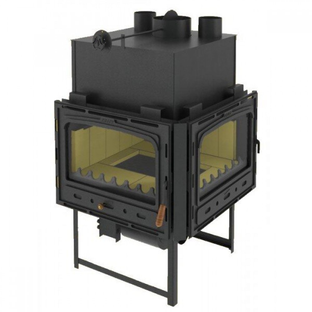 Kaminski vložek / Vgradni kamin Prity 2CF, 18.2 kW | Toplozračni kamini | Kamini |