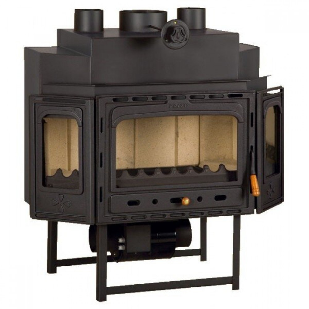 Kaminski vložek / Vgradni kamin Prity TCF, 18.5 kW | Toplozračni kamini | Kamini |