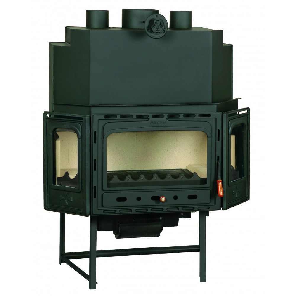 Kaminski vložek / Vgradni kamin Prity TC2F, 18.5kW | Toplozračni kamini | Kamini |