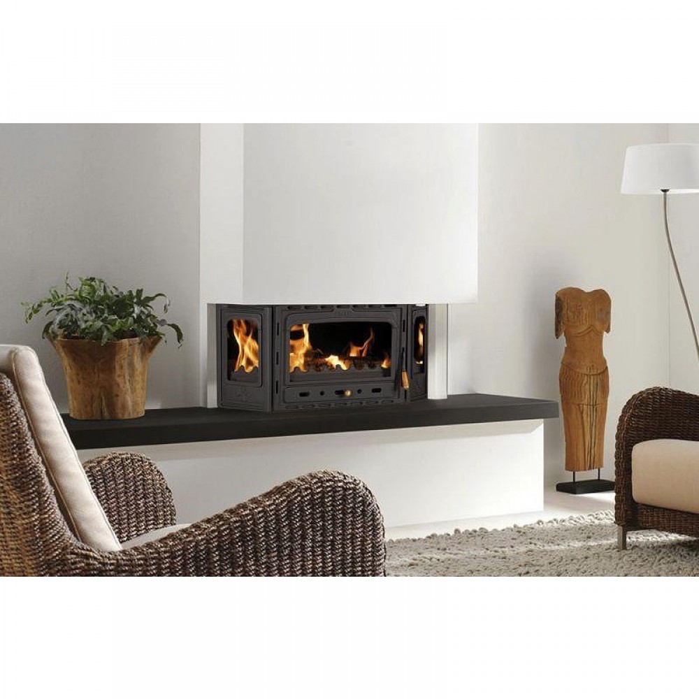 Kaminski vložek / Vgradni kamin Prity TC2F, 18.5kW | Toplozračni kamini | Kamini |