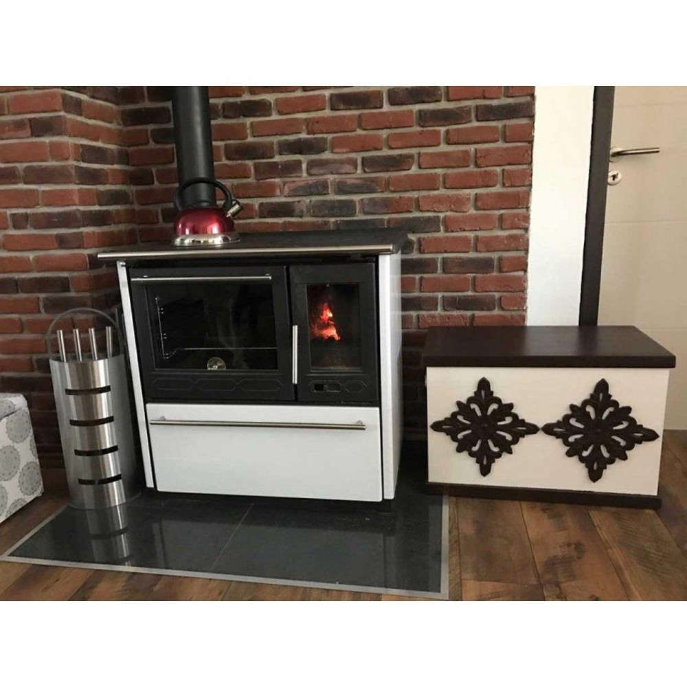Štedilnik na drva Plamen 850 Glas N, 8kW | Peči na drva s pečico | Peči na drva |