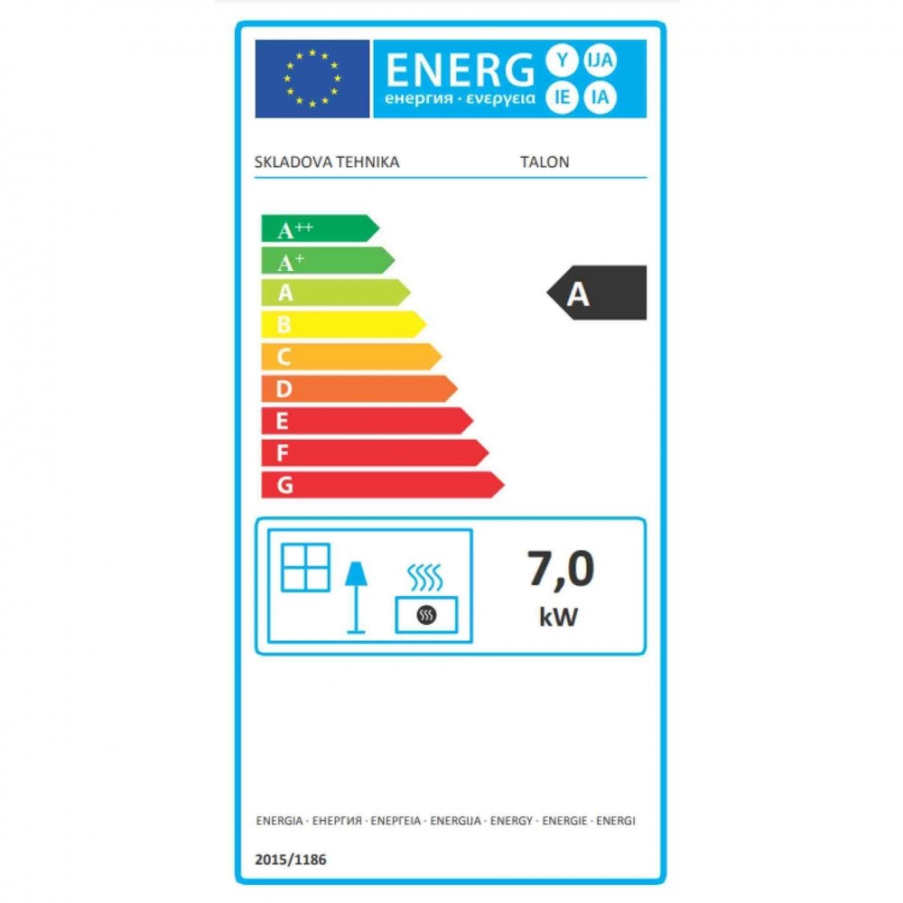 Peč na drva Balkan Energy Talon, 7 kW | Toplozračne peči na drva | Peči na drva |