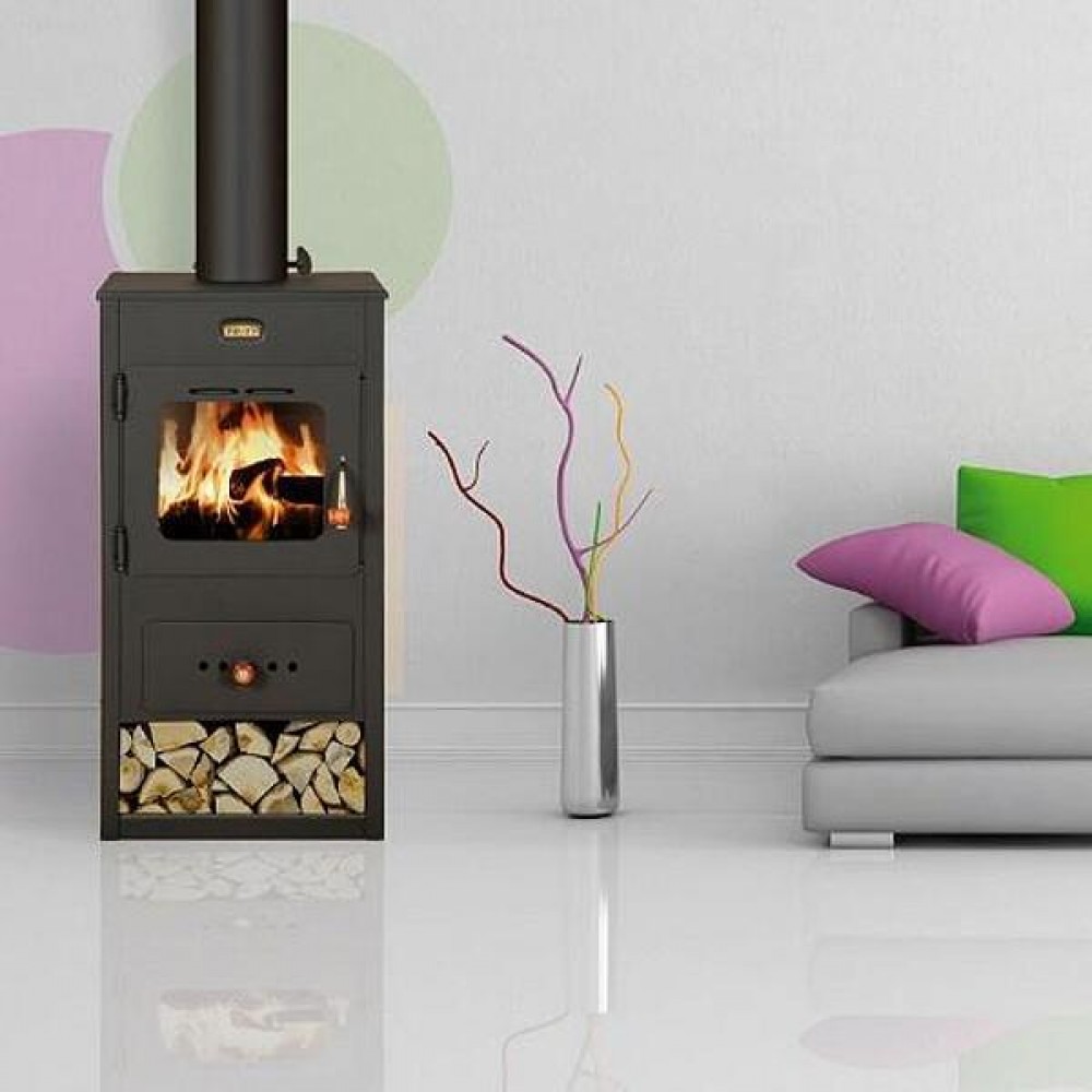 Peč na drva Prity K1 Optima, 9.5 kW | Toplozračne peči na drva | Peči na drva |