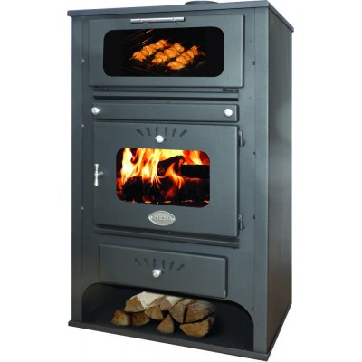 Toplovodni kamin na drva in s pečico Zvezda GF VR 16, 15.4 kW - Štedilniki na drva
