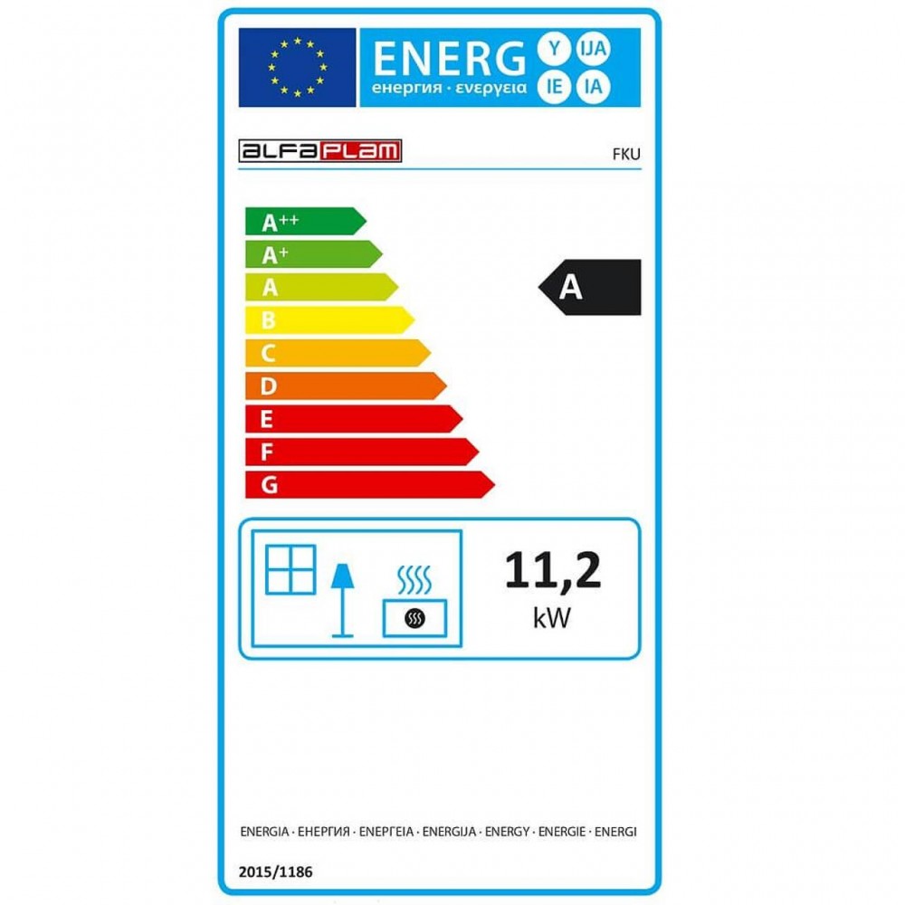 Kaminski vložek / Vgradni kamin Alfa Plam FKU, 11 kW | Toplozračni kamini | Kamini |