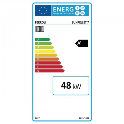 Kotel na pelete Ferroli SUN PELLET 7, 48 kW - Kotli na pelete (kompleti)