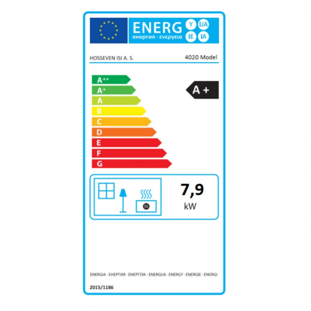Štedilnik na drva Balkan Energy 4020 Kapučino, z litim železnim vrhom, 7.9 kW | Štedilniki na drva |  |