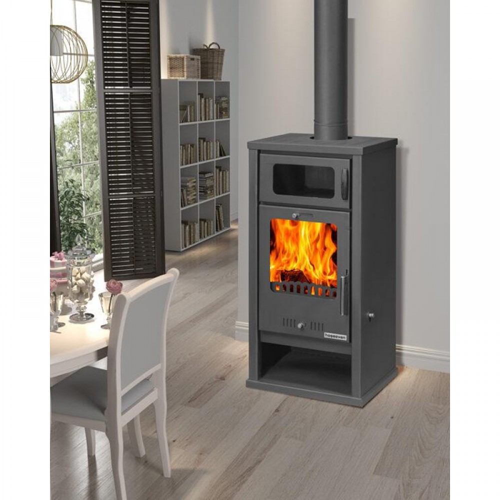 Peč na drva s pečico Balkan Energy Troy, 7.8 kW | Peči na drva s pečico | Peči na drva |