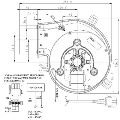 Odvod dima za peči na pelete Eco Spar, Nordica Extraflame, Palazzetti, Piazzetta, Sideros, Palladio in druge ventilator 160m³/h 50W 300Pa - Primerjava izdelkov