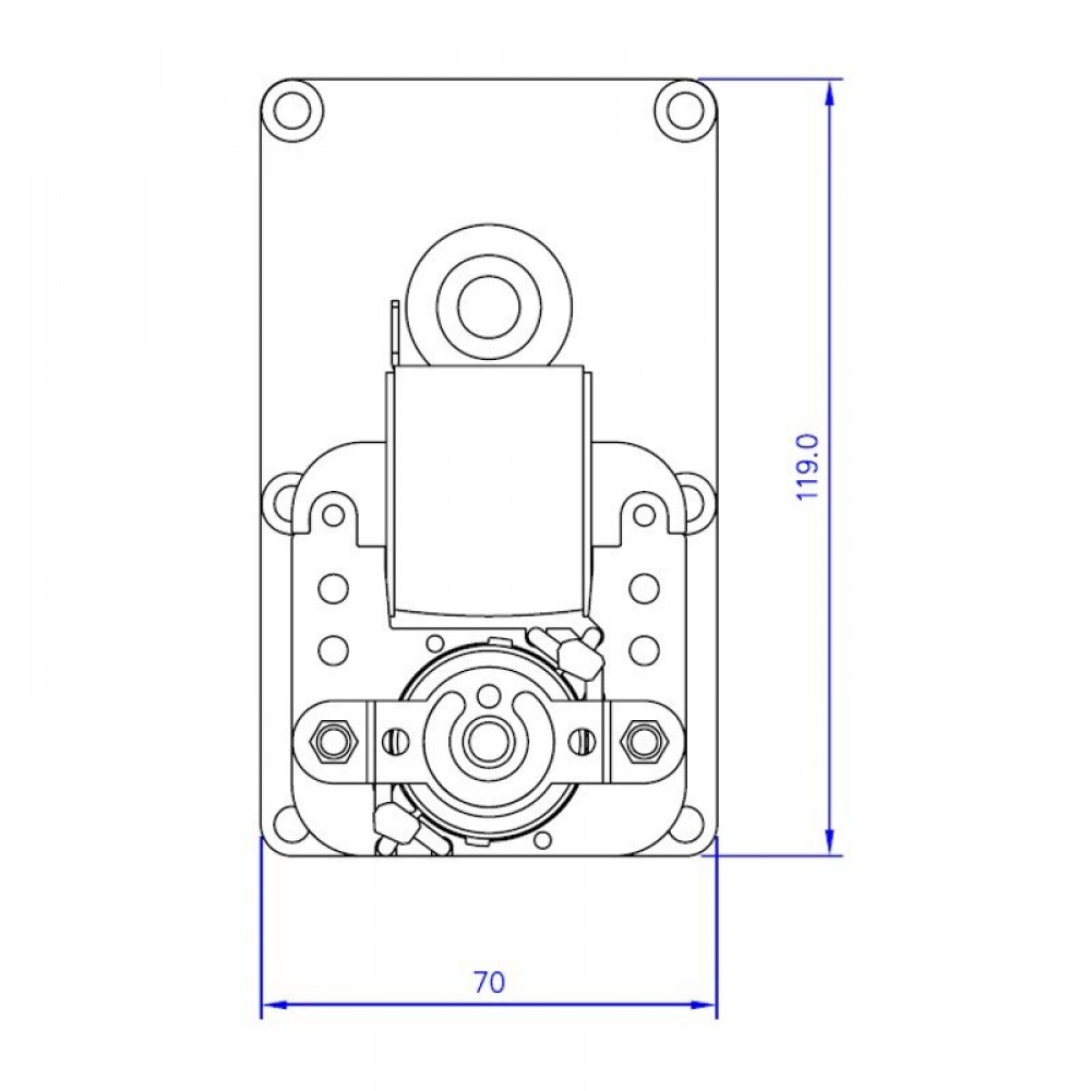 Motorni reduktor Mellor FB1324, 2RPM za peč na pelete Caminetti Montegrappa, Edilkamin idr. | Motorni reduktorji | Deli peči na pelete |