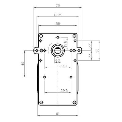 Motor reduktor Kenta K9115068 za peči na pelete Edilkamin, Cadel, Nordica Extraflame, Eurofiamma in drugi, 2RPM - Motorni reduktorji za peči na pelete