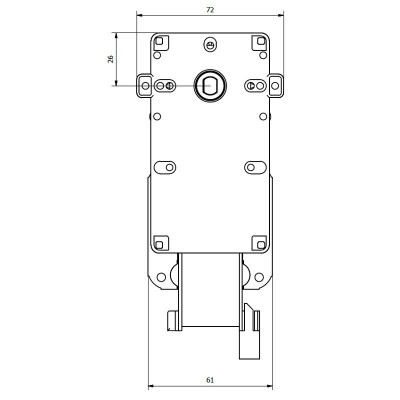 Motor reduktor Kenta K9117120 za peči na pelete Edilkamin, Cadel, Eurofiamma, Italflame in drugi, 3RPM - Motorni reduktorji za peči na pelete