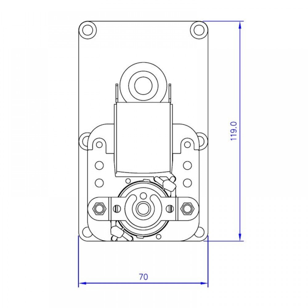 Motorni reduktor Mellor FB1183, 2RPM | Motorni reduktorji | Deli peči na pelete |