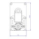 Motorni reduktor Mellor FB1183, 2RPM | Motorni reduktorji | Deli peči na pelete |
