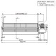 Tangencialni ventilator za peči na pelete Edilkamin in druge s Ø80 mm, Pretok 485 m³/h | Ventilatorji in puhala | Deli peči na pelete |