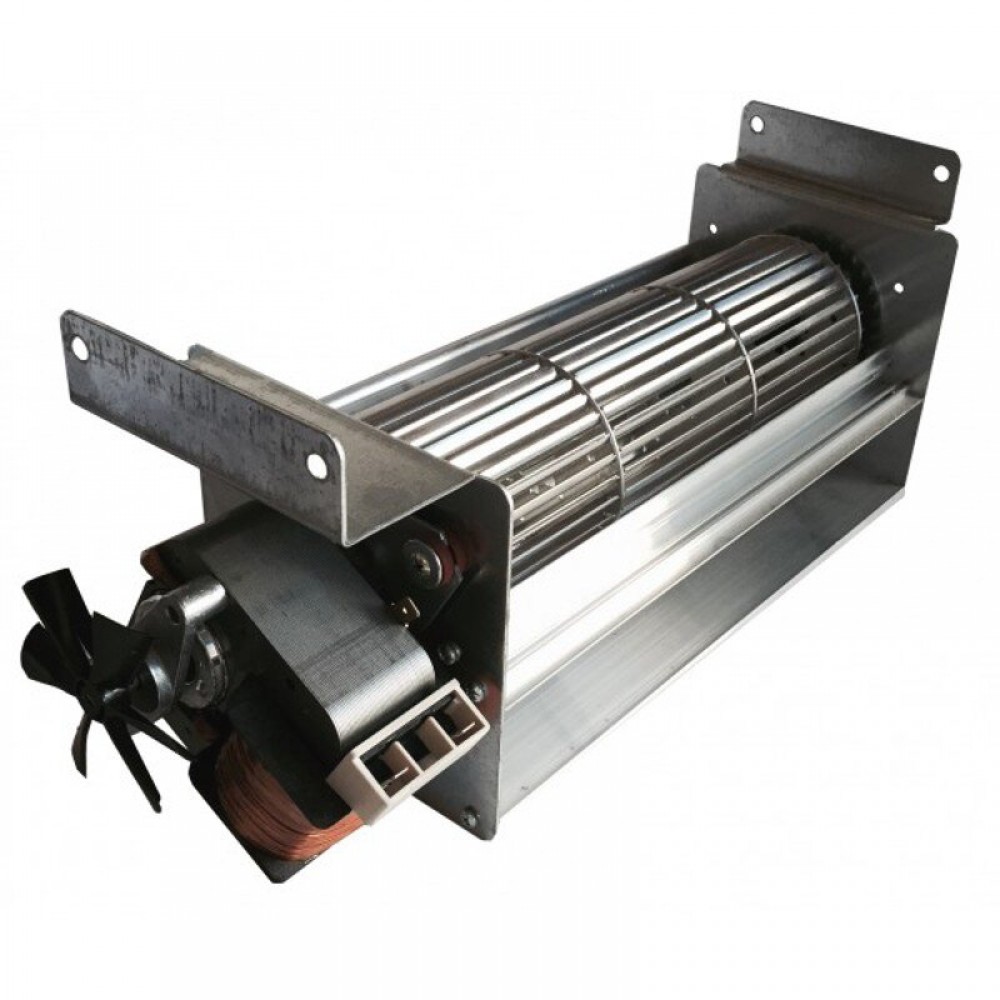 Tangencialni ventilator Fergas za peči na pelete Edilkamin in druge s Ø80 mm, Pretok 410 m³/h | Ventilatorji in puhala | Deli peči na pelete |
