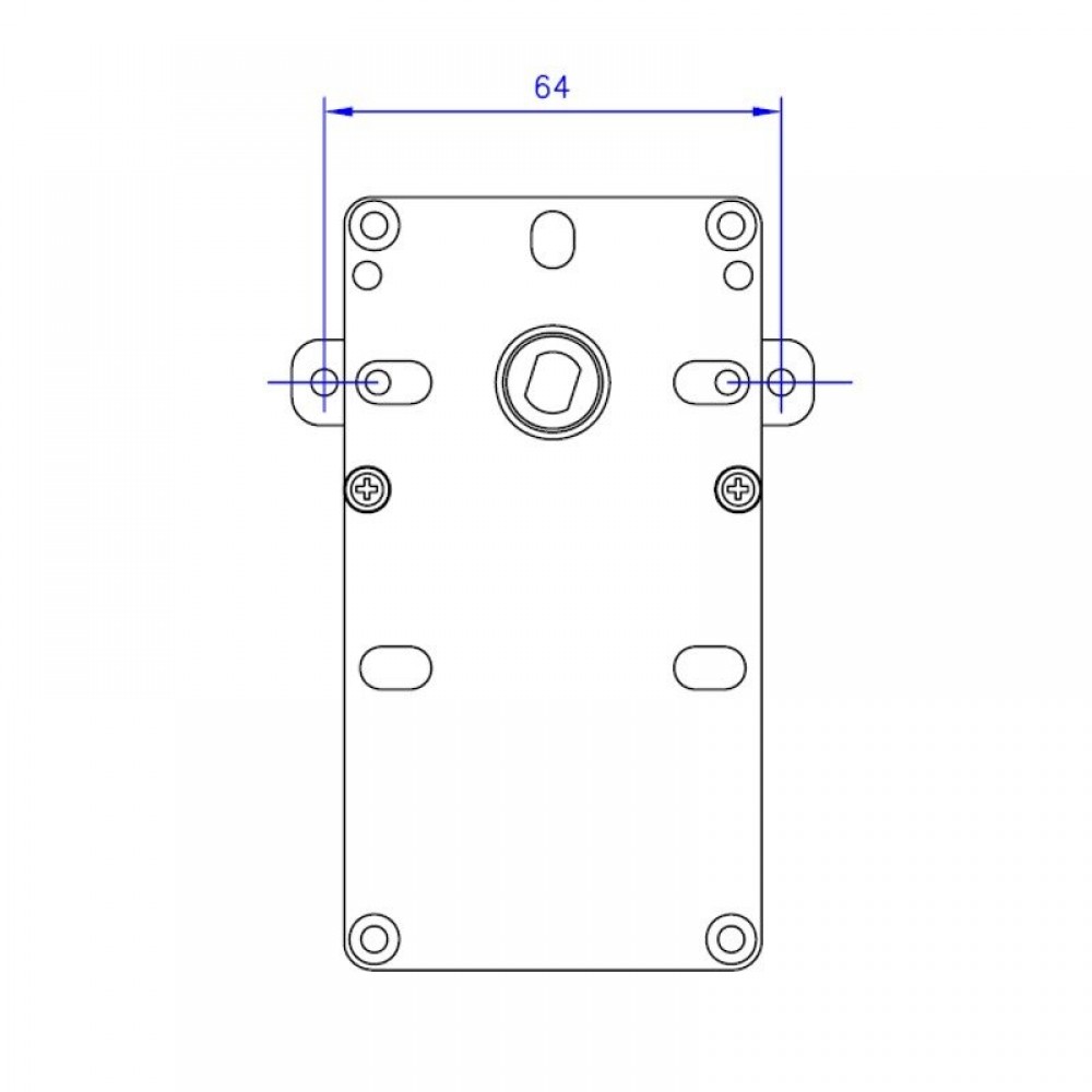 Motor z votlo gredjo Mellor KB1004, 5RPM za peč na pelete Karmek One, Eurostek idr. | Motorni reduktorji | Deli peči na pelete |