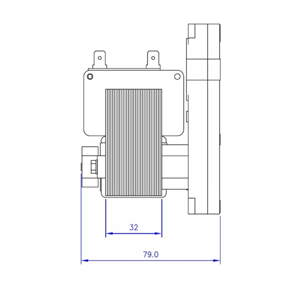 Motor z votlo gredjo Mellor KB1004, 5RPM za peč na pelete Karmek One, Eurostek idr. | Motorni reduktorji | Deli peči na pelete |