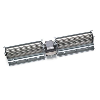Dvojni prečni ventilator Fergas za peči na pelete Edilkamin, Cadel, Italiana Camini in drugi, s Ø 60 mm, pretok 155 m³/h - Ventilatorji in puhala za peči na pelete