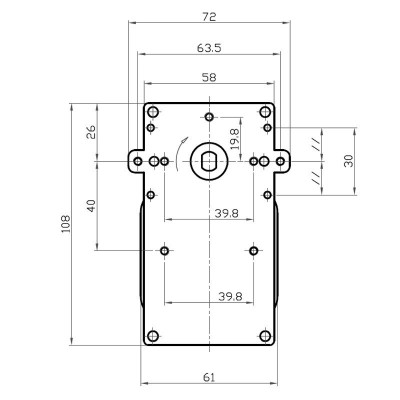 Motor z votlo gredjo Kenta K9117157, 5RPM za peč na pelete Cadel, Deville, Eurofiamma, Italflame, Karmek One, Puros, Qlima, Zibro, Eurostek, Ambiente e Calore, Bestfire, Eurostek, Fair, Italiana Camini, King Fire, Mecatech, MG, Puros, Tecnoflam, TMC idr. - Motorni reduktorji za peči na pelete