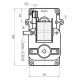Motor z votlo gredjo Kenta K9117153, 5RPM za peč na pelete Ambiente E Calore, Bestfire, Cadel, Deville, Karmek One, Puros, Qlima, Italiana Camini idr. | Motorni reduktorji | Deli peči na pelete |