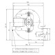 Centrifugalni ventilator Fergas za peči na pelete, pretok 258 m³/h | Ventilatorji in puhala | Deli peči na pelete |
