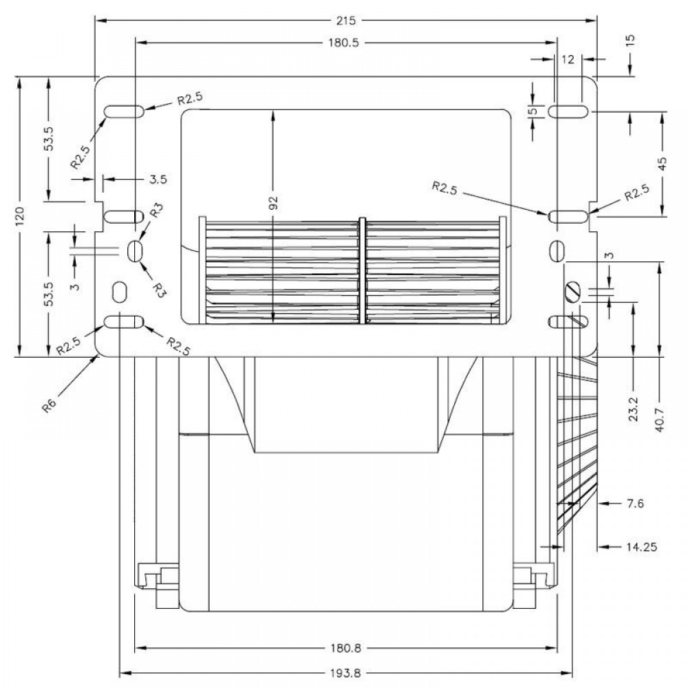 Centrifugalni ventilator Natalini za peči na pelete Eco Spar, Deville, Puros in druge- Sit Group, pretok 480 m³/h | Ventilatorji in puhala | Deli peči na pelete |