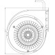 Centrifugalni ventilator Natalini za peči na pelete Eco Spar, Deville, Puros in druge- Sit Group, pretok 480 m³/h | Ventilatorji in puhala | Deli peči na pelete |