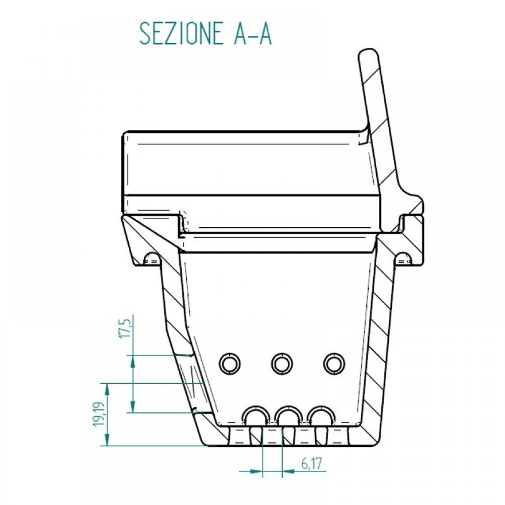 Litoželezni gorilnik za peč na pelete, 136 x 92 mm | Žganje | Zgorevalna komora |
