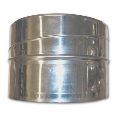 Prehod / Adapter za gibljivo dimovodno cev, nerjaveče jeklo AISI 304, ženski, F100-F300 - Prehodi za dimnike
