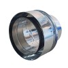 Prehod / Adapter dimovodne cevi z eno steno na dvojno steno, nerjavno jeklo AISI 304, Ф80-130 - Ф300-350