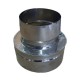 Prehod / Adapter dimovodne cevi z eno steno na dvojno steno, nerjavno jeklo AISI 304, Ф80-130 - Ф300-350 | Prehodi za dimnike | Dimniki |