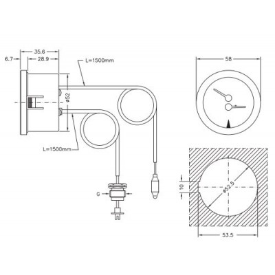 Capillary thermomanometer Cewal, Thermoplastic case - Primerjava izdelkov