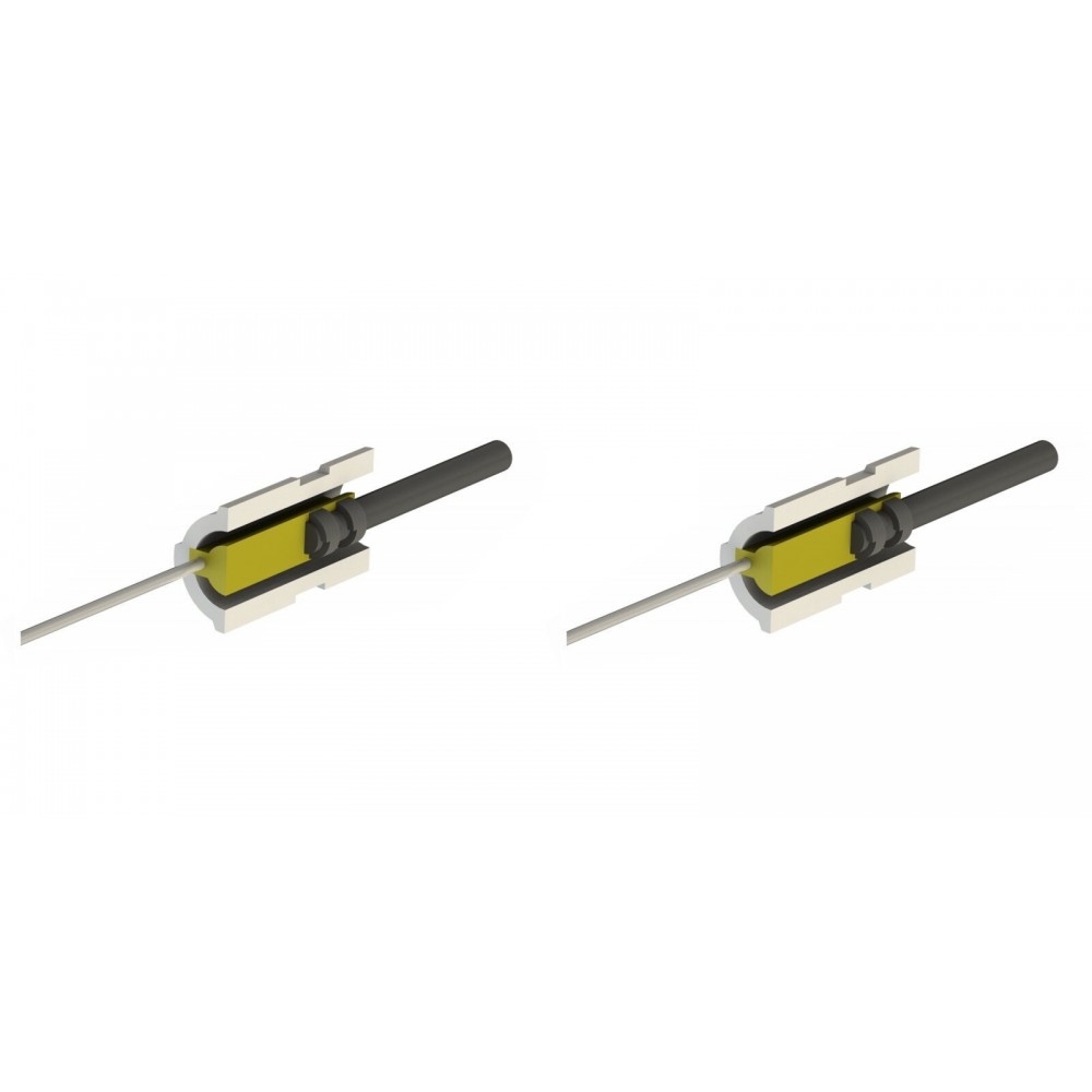 Nizkonapetostno Vžigalna tuljava za peči na pelete Eco Spar, BURNiT, skupna dolžina 65mm, 95W do 24V - x2 | Vžigalne naprave za peči na pelete | Rezervni deli za peči na pelete |