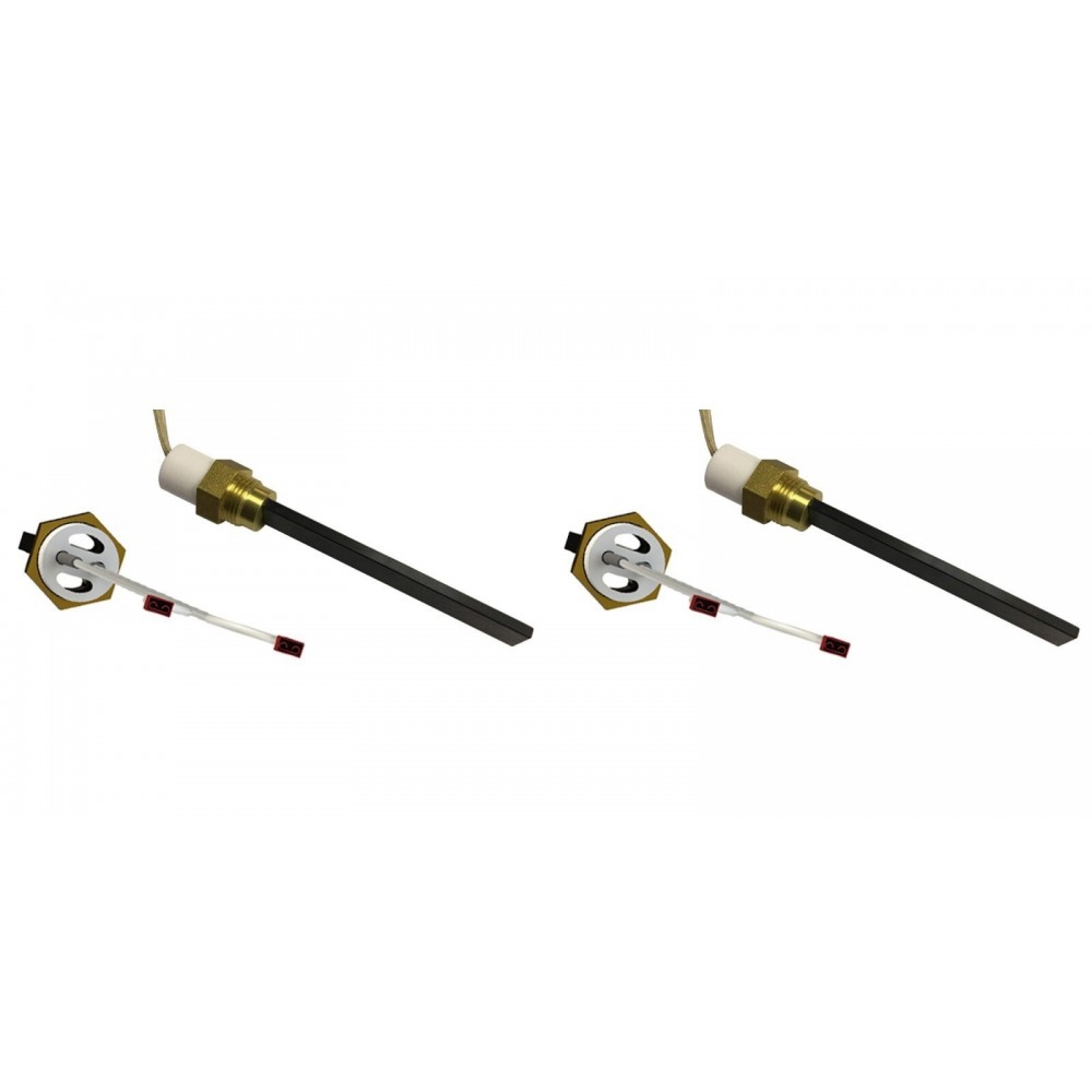 Nizkonapetostno Vžigalna tuljava za peči na pelete Eco Spar, BURNiT, ComfortBilt in drugi, skupna dolžina 123mm, 120W do 24V - x2 | Vžigalne naprave za peči na pelete | Rezervni deli za peči na pelete |